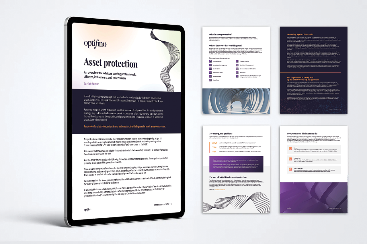 Optifino asset protection guide