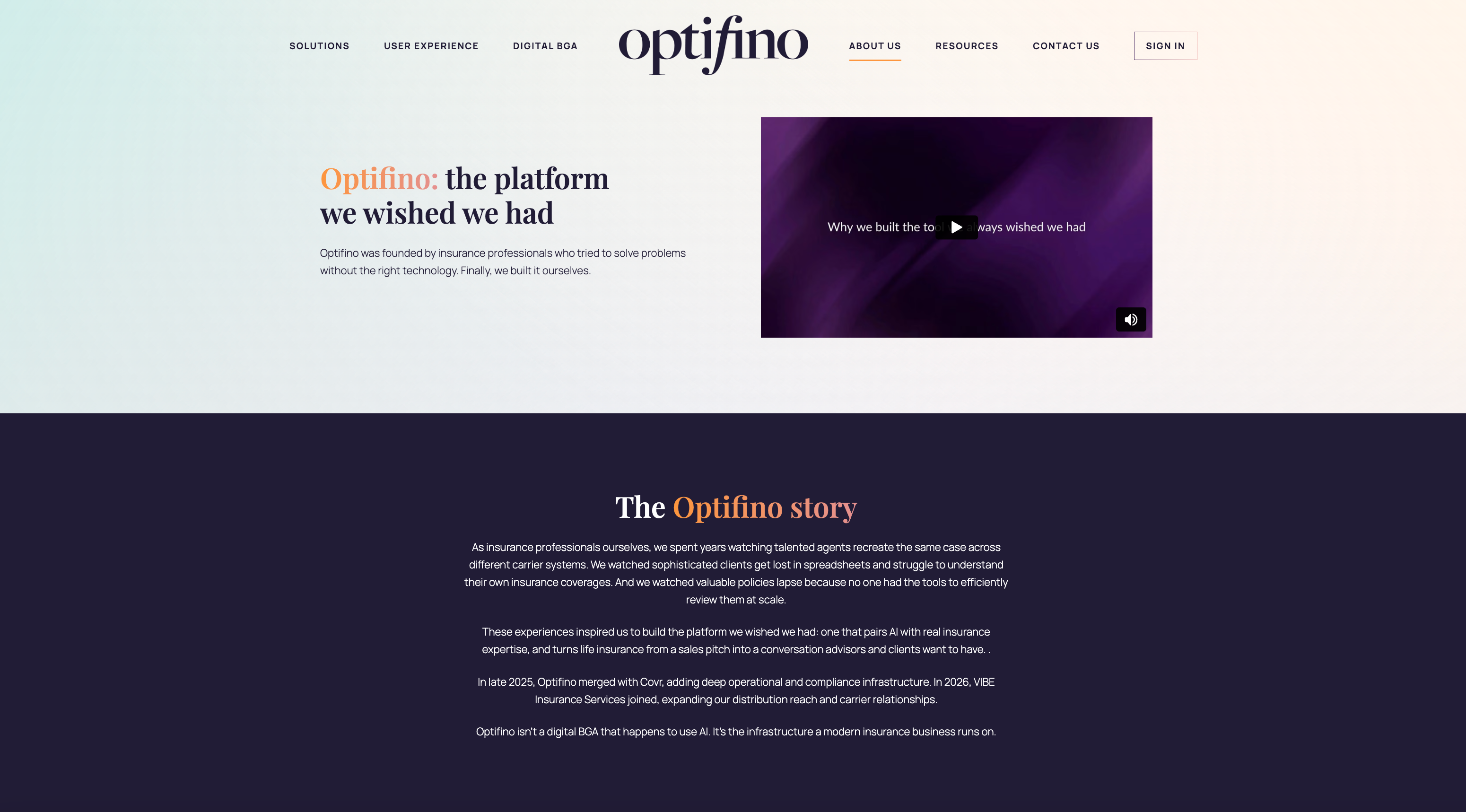 Optifino — Tech powered, expert driven