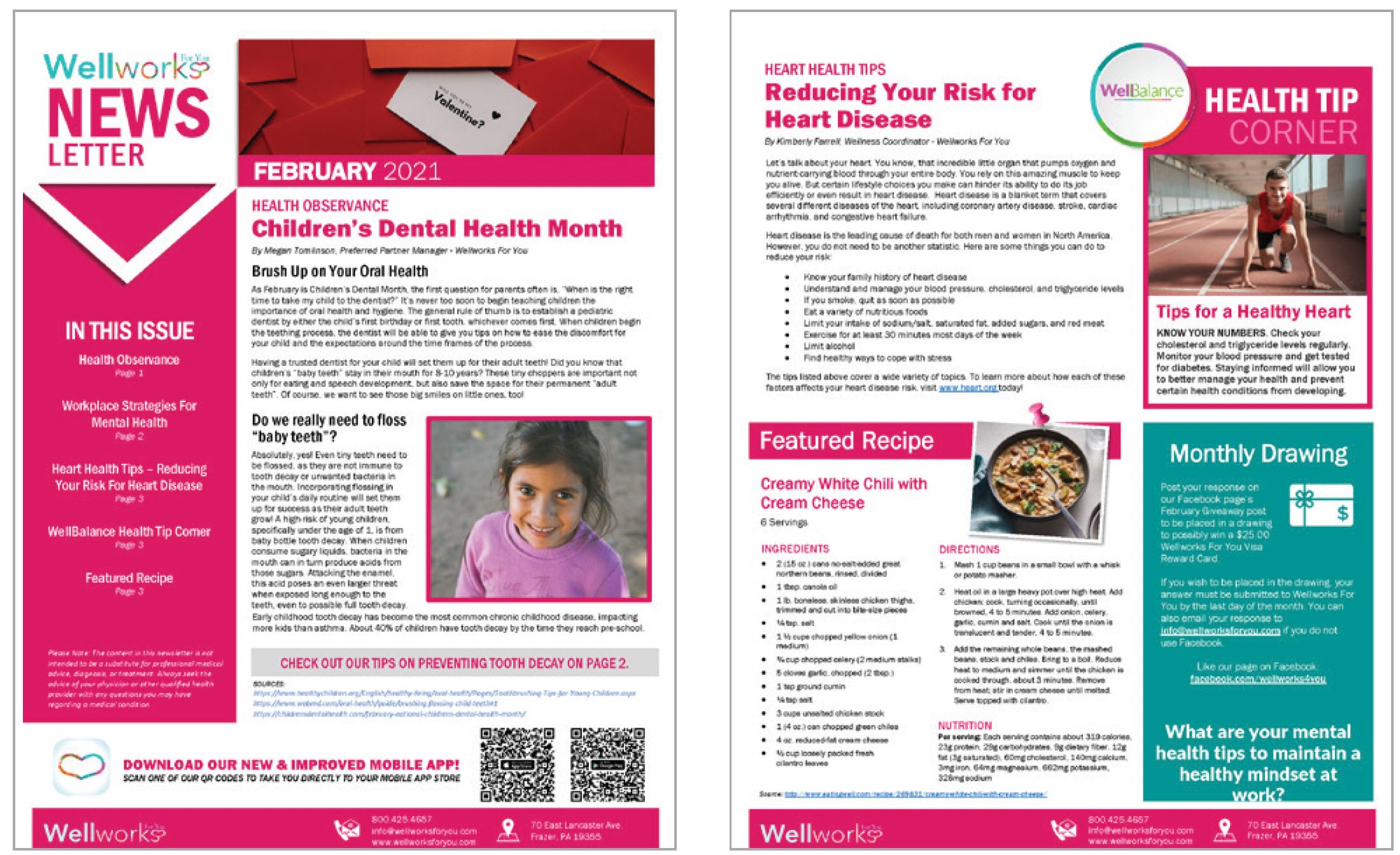 Wellworks February 2021 newsletter