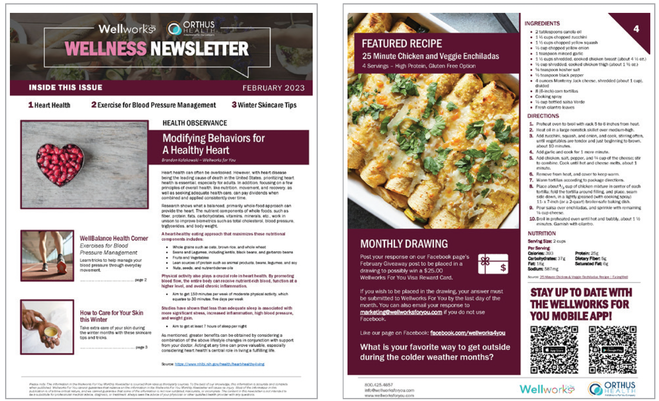 Wellworks February 2023 wellness newsletter