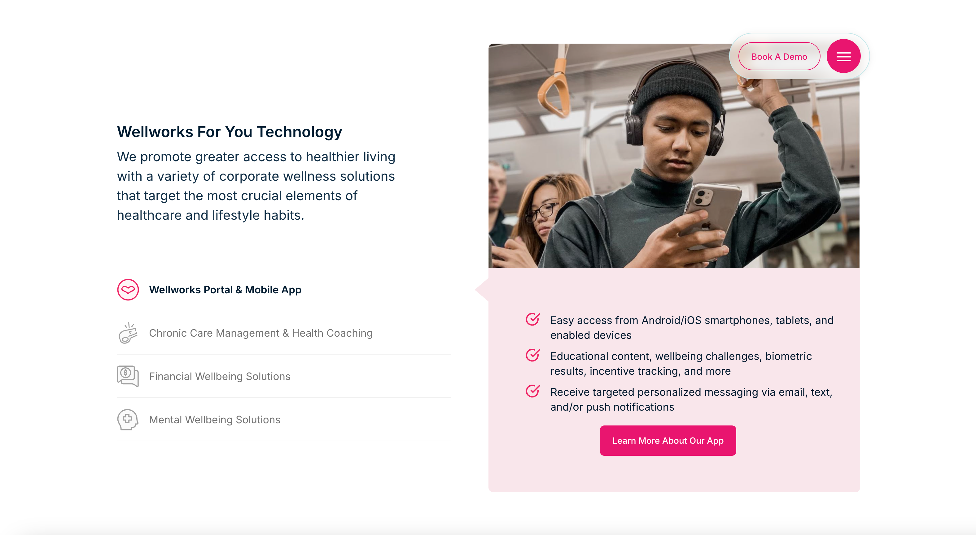 Wellworks — Technology & Portal section