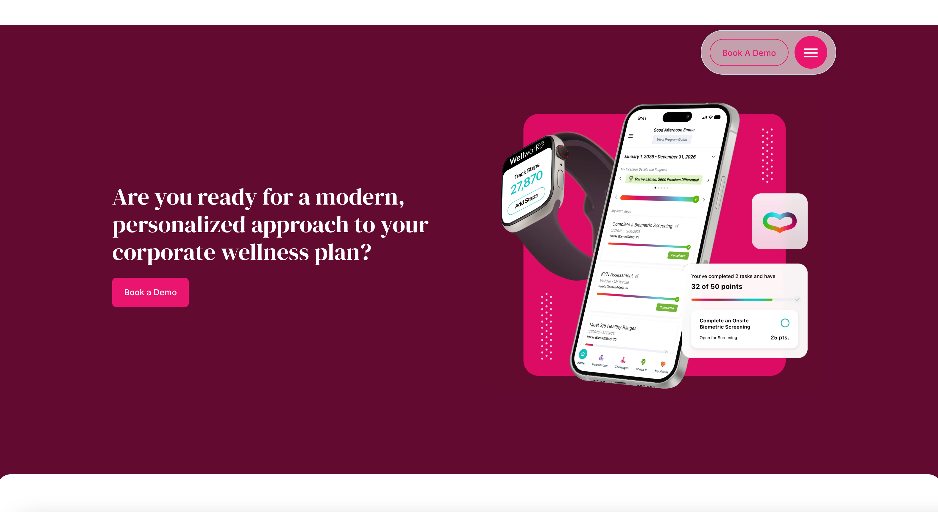 Wellworks — Modern personalized wellness app